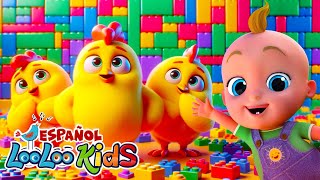 🐣 Los Pollitos  Canciones Infantiles y Videos para Niños con LooLooKidsEspanol 🎶 Música Divertida [upl. by Cahan]