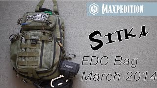 Maxpedition Sitka EDC bag contents Mach 2014 [upl. by Alissa]