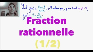 2nde Fraction rationnelle 12 [upl. by Nahn]