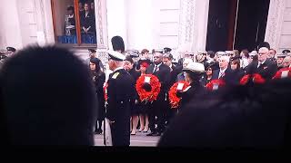 Cenotaph London Nov 10th 2024 🇬🇧 2 mins silence 🫡 [upl. by Lexa]