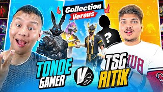 TSG Ritik Vs Tonde Gamer Best Collection Battle 😱 Free Fire Max [upl. by Nyleaj518]