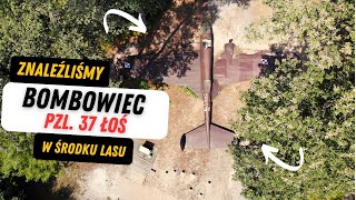 Łoś z dłutowskiego lasu  Zestrzelony PZL37 Łoś  Dłutówek [upl. by Honig]