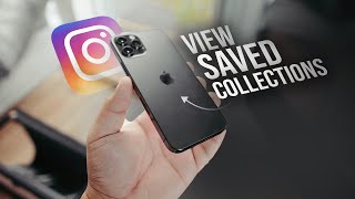 How to View Saved Collections on Instagram tutorial [upl. by Clementina100]