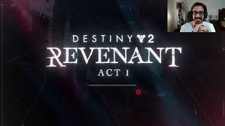 Revenant is looking good  Destiny 2 Revenant Launch Trailer ReactionBreakdown [upl. by Czarra]