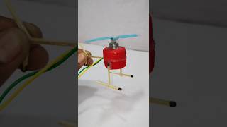 DC motor se banaen helicopter machis ki tili se banaen shorts [upl. by Fanchet]