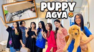 SAB NY ACRYLIC NAILS LAGWAYE 💅🏻  Room Ka Sheesha Toot Gya 😨  Saloon Mai Cute Puppy Agya 😍 [upl. by Eudocia]