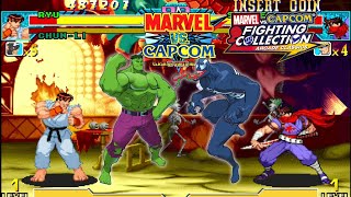 MARVEL VS CAPCOM FIGHTING COLLECTION  ARCADE CLASSICS SHOWCASE IN 4K [upl. by Jens]