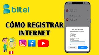 COMO REGISTRO INTERNET ILIMITADO EN BITEL 2024 fácil y rápido [upl. by Kcirdaed]