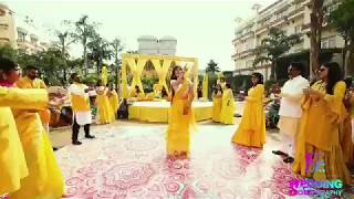 Stunning Haldi dance performance on Baari Barsi from Band Baja Baarat [upl. by Osanna]