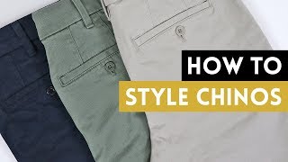 How to Style Chinos [upl. by Jenkel]