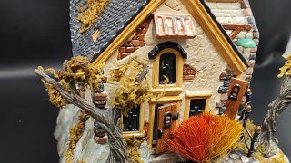 Dept 56 Halloween Village Shipwreck Lighthouse 55088 Test Video [upl. by Edniya711]