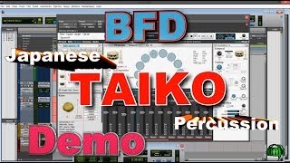 BFD Japanese TAIKO Percussion  DEMO [upl. by Fosdick]