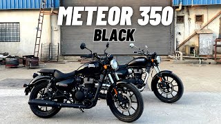 2024 Royal Enfield Meteor 350  Fireball Black vs Stellar Black🔥 [upl. by Nelyahs31]