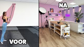 WIJ BOUWEN een XXL STUDIO  Makeover [upl. by Ilaw]