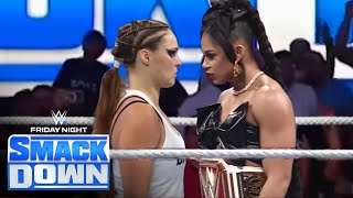 Ronda Rousey Vs Bianca Belair  Full match  WWE June 22 2024 [upl. by Torrey294]