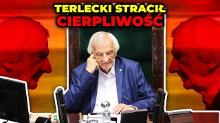 Terleckiemu skończyła się cierpliwość quotDLACZEGO SIĘ PAN DRZE JAK GŁUPIquot  WYBORY 2023 [upl. by Agnola]