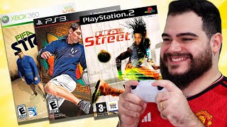 Jogando TODOS os FIFA STREET em 1 ÚNICO VÍDEO [upl. by Dnomrej711]