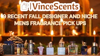 9 FALL RECENT BLIND BUY DESIGNER AND NICHE MENS FRAGRANCES [upl. by Notserk460]