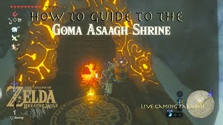 Breath of the Wild  Goma Asaagh Shrine Guide [upl. by Oderfodog]