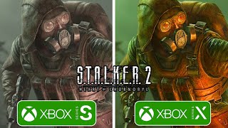 Stalker 2 Heart of Chornobyl Xbox Series X vs Xbox Series S Graphics Comparison [upl. by Sylvia645]