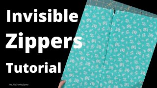 Invisible Zippers  A TUTORIAL [upl. by Donovan998]