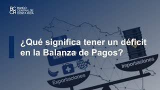 Balanza de Pagos negativa gastos superan ingresos 33 [upl. by Minoru]