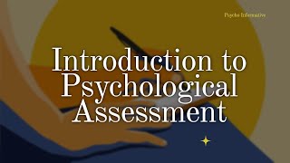 Introduction to Psychological Testing Psychological Assessment and Test Psycho Informative [upl. by Naor108]