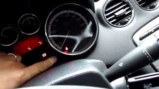 Peugeot 308  How to reset service interval display [upl. by Ahsenik]