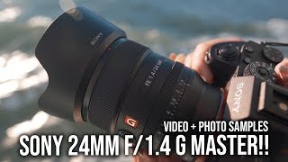 Sony 24mm f14 G Master Test Footage  Sample Photos  For a7III a7RIII a9 a7SII a6500 a6000 [upl. by Thrift]