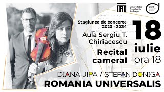 Recital cameral  ROMANIA UNIVERSALIS [upl. by Eidaj]