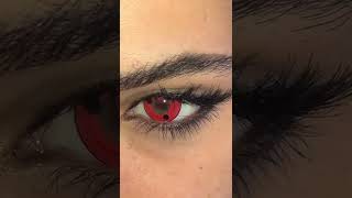 Review  Naruto Sharingan Three Level Magatamacosplay naruto sharingan contacts anime fyp [upl. by Wieren]