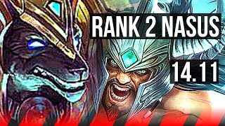 NASUS vs TRYNDAMERE TOP  Rank 2 Nasus  NA Challenger  1411 [upl. by Elleiram558]