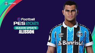 Alisson PES 2021  How to create [upl. by Anabal811]