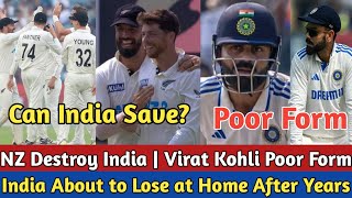 Virat Kohli out on Full Toss  New Zealand Destroy India in 2nd Test  Ind vs Nz [upl. by Jerz]