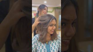 Women’s caramel brown with keratin treatments🤎 bollywoodhairdos hairstyle caramel hair [upl. by Yup]