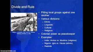 22 The Colonial Politics of Divide and Rule [upl. by Irec]