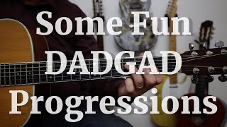 Some Fun DADGAD Progressions  Tom Strahle  Pro Guitar Secrets [upl. by Atinnod]