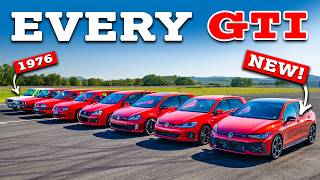 VW Golf GTI Generations DRAG RACE [upl. by Neelloc]