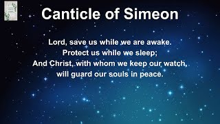 Canticle of Simeon with Lyrics [upl. by Anya]