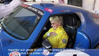 jai prêté ma Cobra Daytona à Christine BECKERS la celebre pilote belge [upl. by Yelehsa]