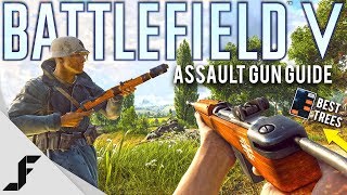 Battlefield 5 Best Assault Guns and Skill Trees [upl. by Froemming]