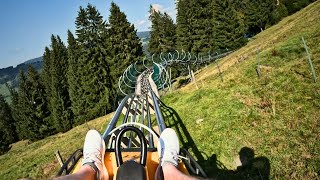 Deutschlands LÄNGSTE Rodelbahn Alpsee Coaster in Immenstadt [upl. by Limaj]