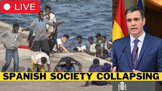 🚨 LIVE Spanish Government OPENS Border To Illegal Migrants [upl. by Conway]