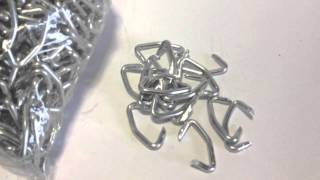 Aluminum Hog Rings Chain Link Fence Fittings [upl. by Pendleton]