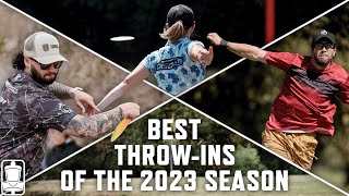 The BEST Disc Golf ThrowIns of 2023  Disc Golf Pro Tour Highlights [upl. by Alger]