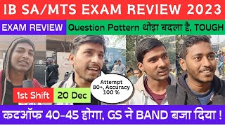 IB SAMT amp MTSGen Exam Analysis 2023  IB SA amp MTS EXAM ANALYSIS  IB EXAM REVIEW [upl. by Yddub506]