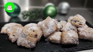 Stollengebäck  Stollenkonfekt backen Weihnachtsgebäck [upl. by Deery315]