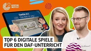 Deutsch unterrichten  Top 6 digitale Spiele für den DaFUnterricht [upl. by Yeneffit]