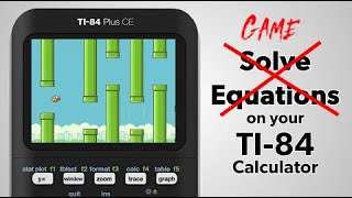 Playing Minecraft on a CALCULATOR [upl. by Ede]