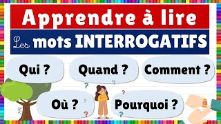 Les mots interrogatifs [upl. by Naujd402]